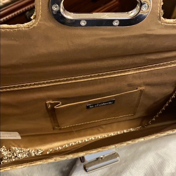 Gold Woven Clutch - Picture 4 of 4